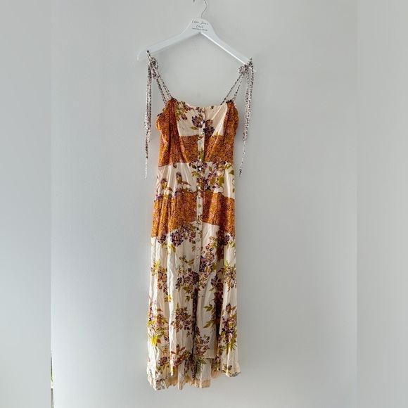 FREE PEOPLE Lover Boy Floral High Low Dress 6 - Picture 3 of 6